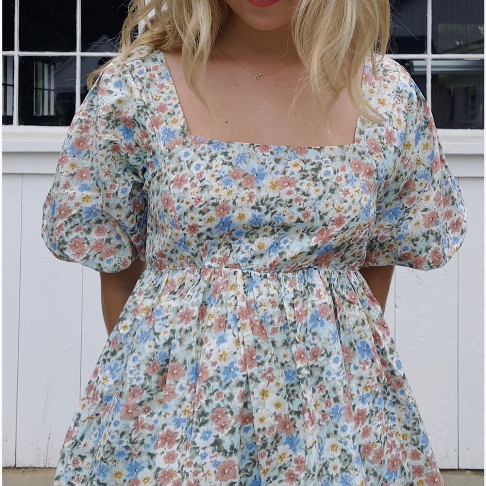 💐MABLE FLORAL MINI DRESS💐 - Picture 2 of 7